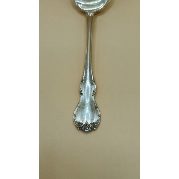 French Provincial by Towle Sterling Silver Rice Spoon Scalloped No Monogram - Picture 9 of 9